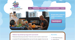 Desktop Screenshot of kdvkomaanboord.nl