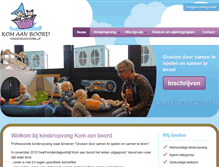 Tablet Screenshot of kdvkomaanboord.nl